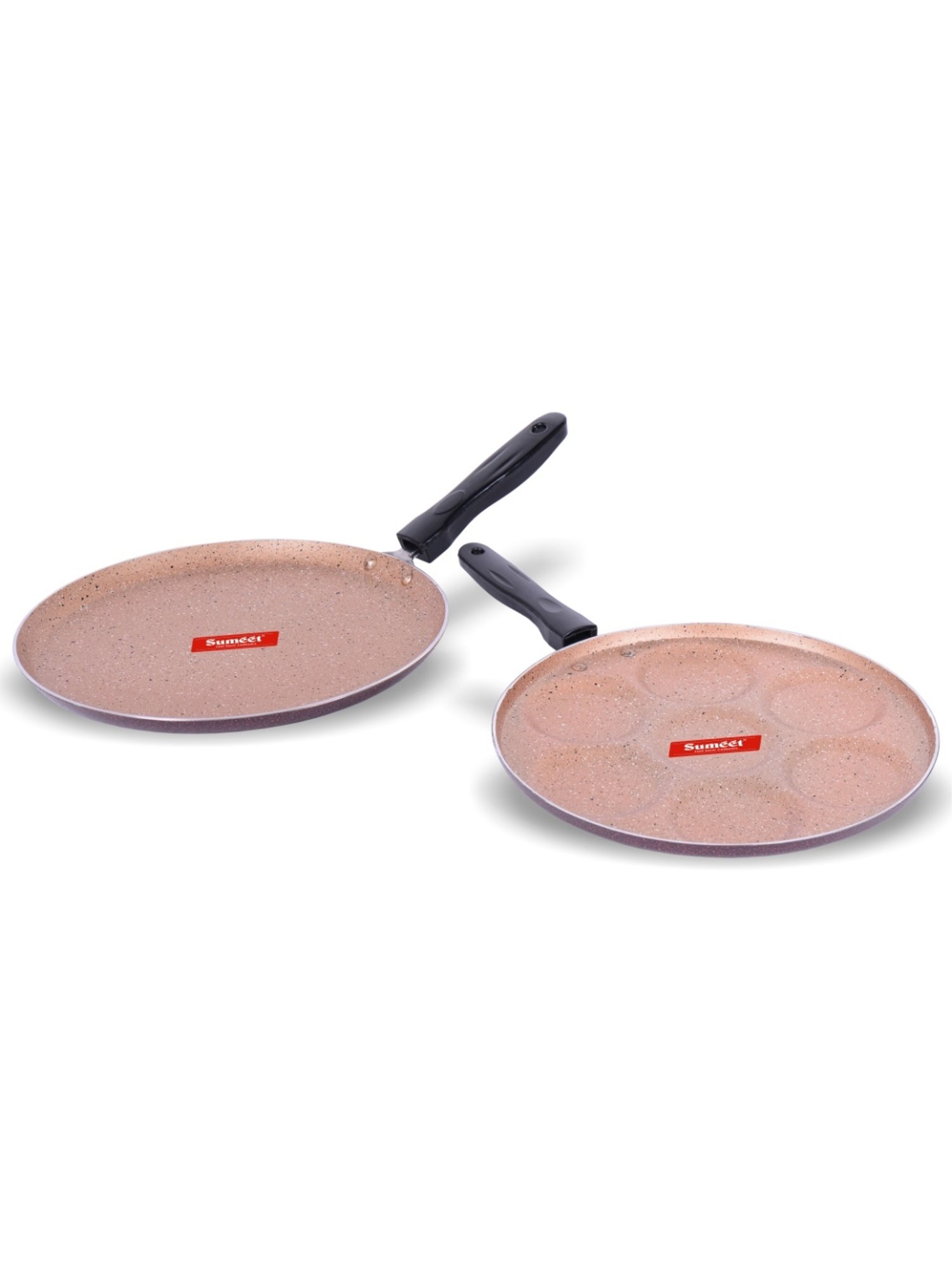 ScanPan Classic Black Recycled Aluminum 2-Piece Fry Pan Set 