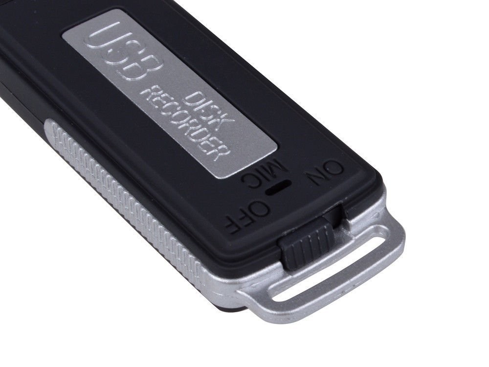 BS-MALL Mini 8GB USB 2.0 384kbps Flash Drive Digital Audio Voice Recorder Pen (Black, 150 Hours)