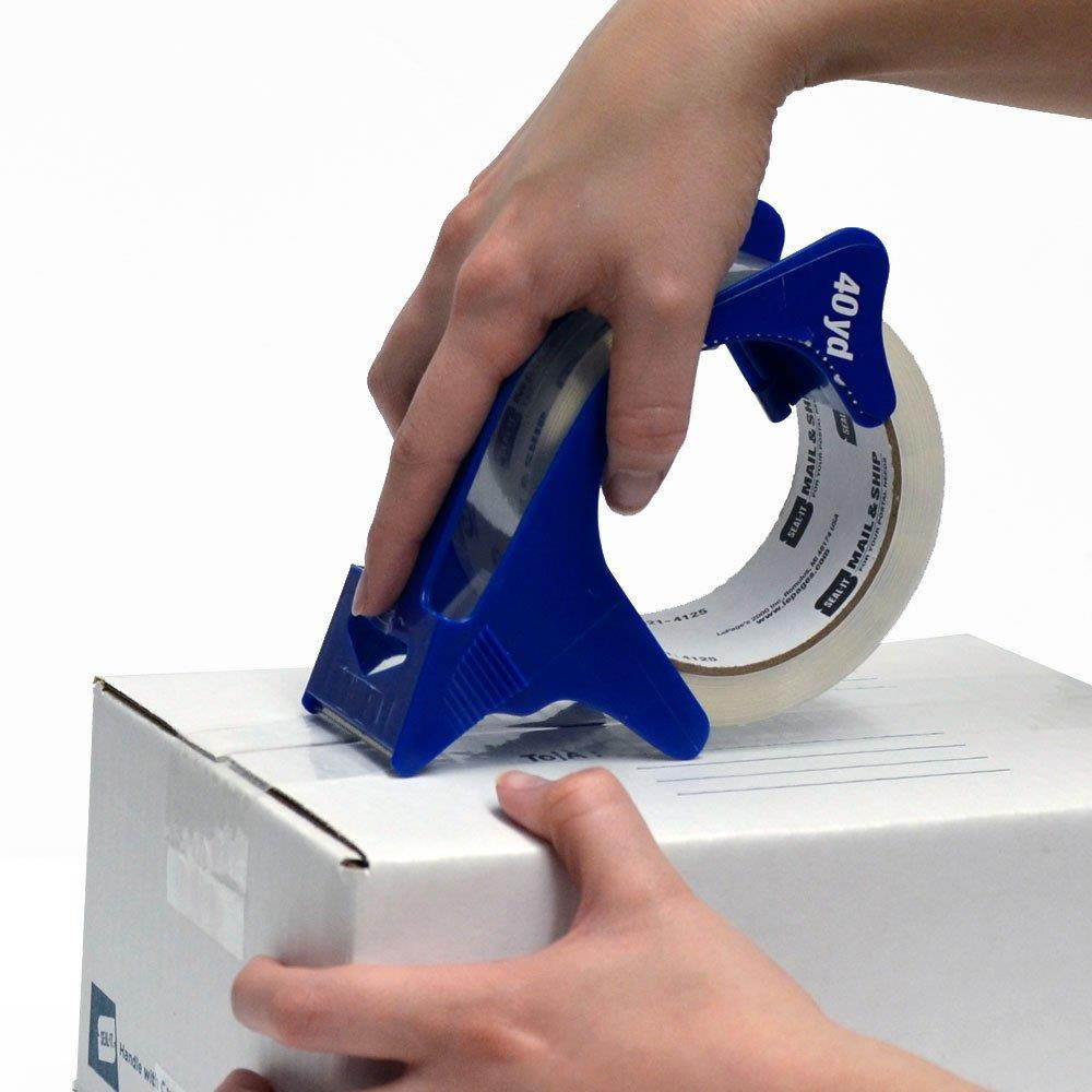 Seal-It Mail & Ship Moving and Storage Shipping and Packing Tape, 1.89 Inches x 40 Yards with Dispenser