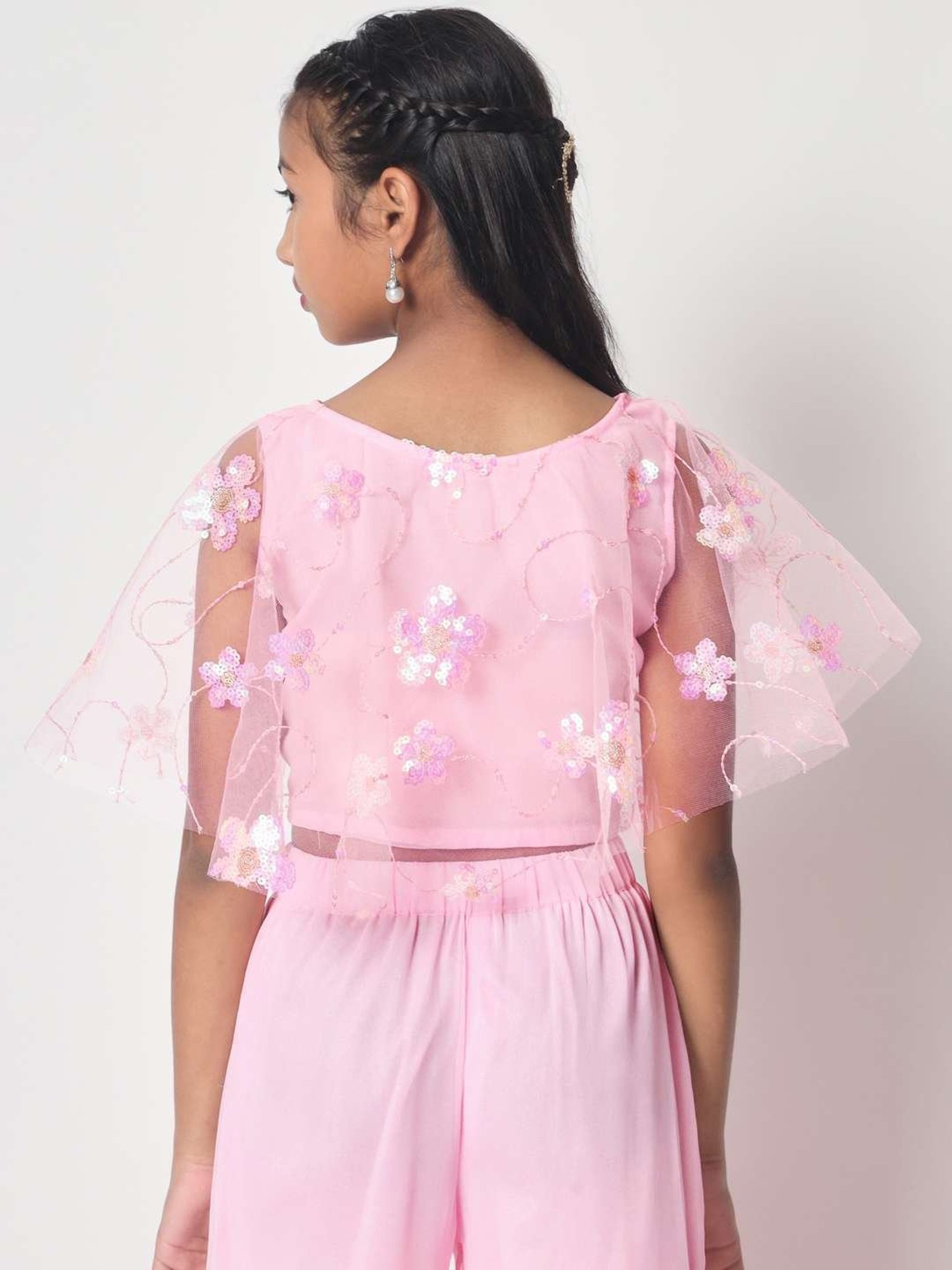 Cutecumber Kids Plum Lace Top