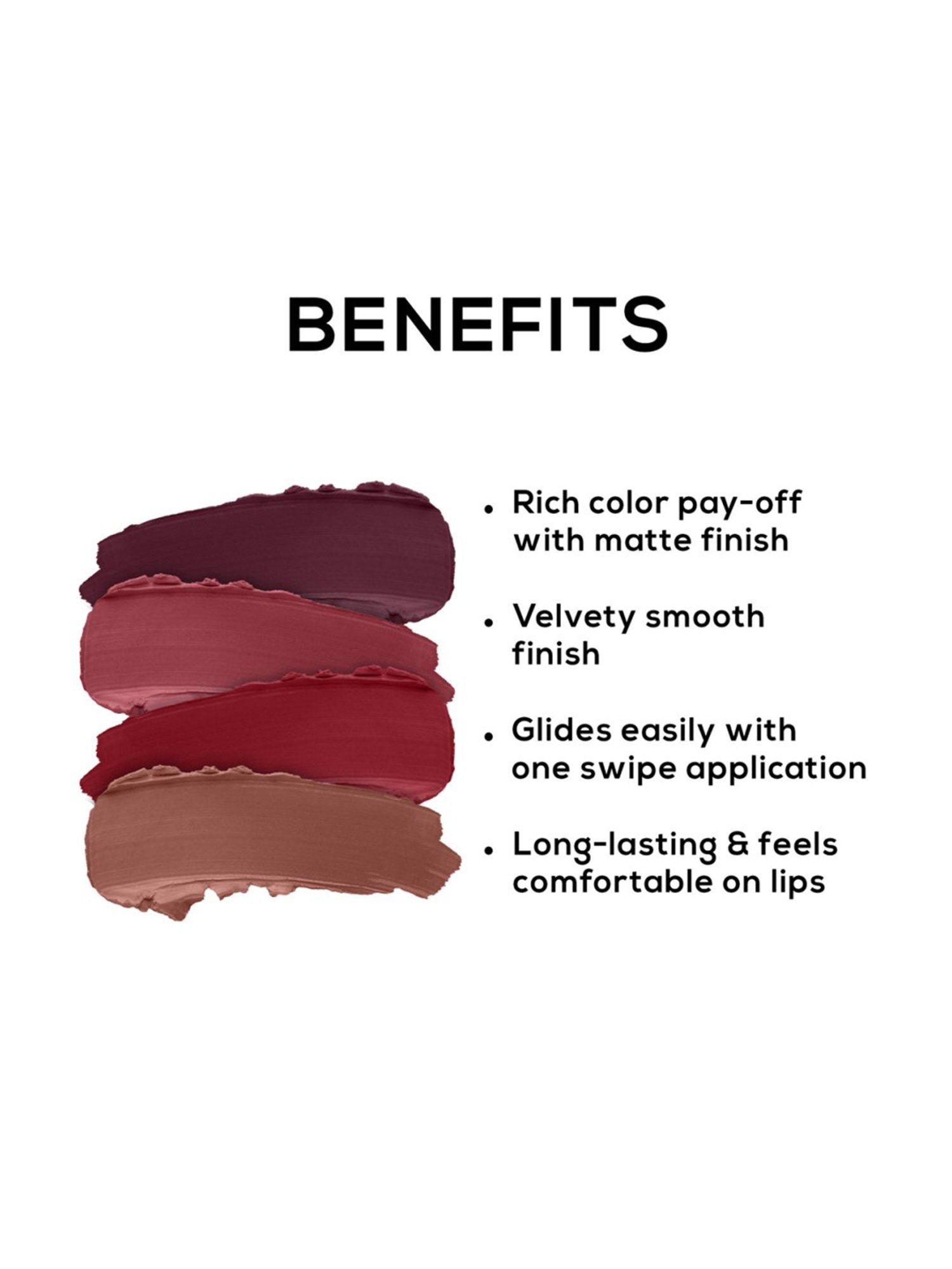 RENEE Very Matte Lipsticks - Set of 4