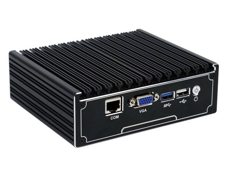 Firewall Micro Appliance/Fanless Mini PC with Intel Celeron J1900 Quad Core, 4 LAN Ports, 8GB RAM 128GB mSATA SSD