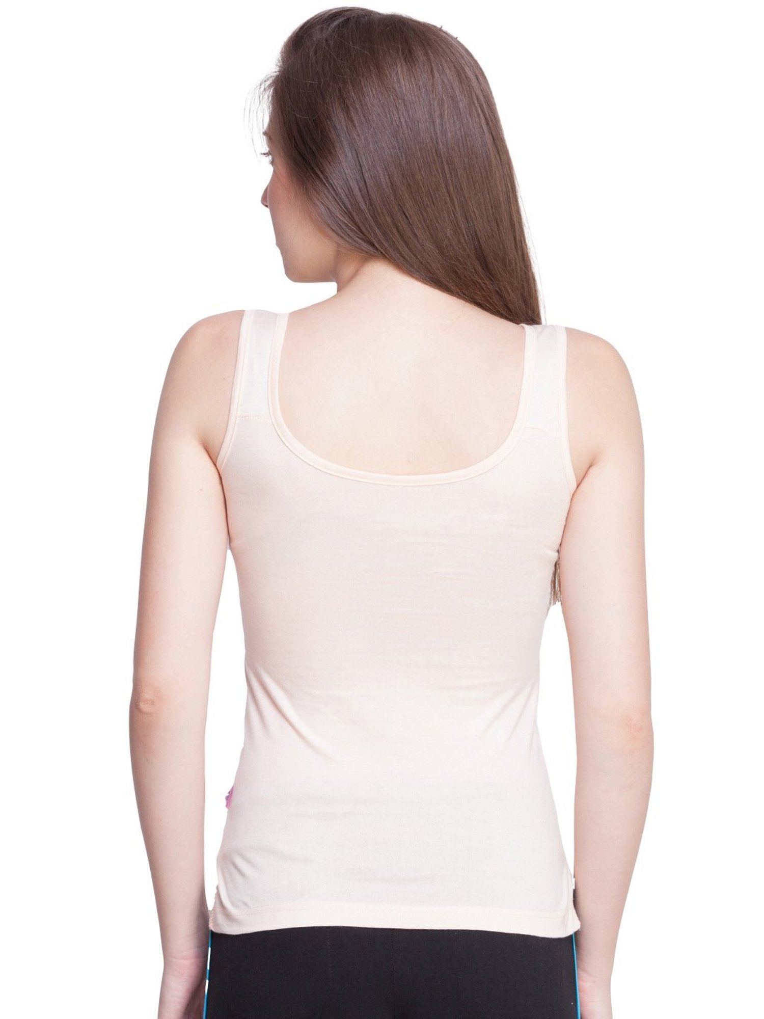 Dollar Missy Green & Beige Camisole Pack of - 2