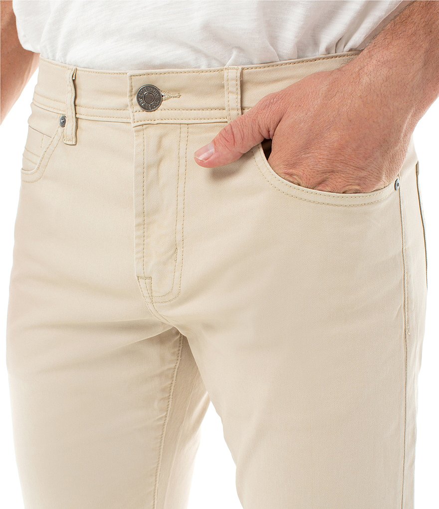 Liverpool Los Angeles Kingston Modern Slim-Straight Twill Pants