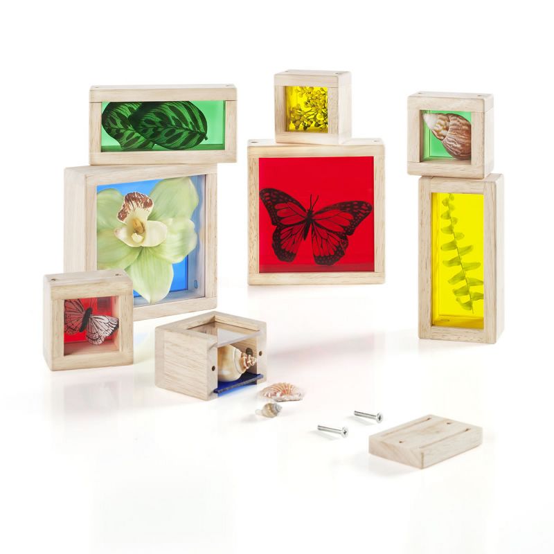 Guidecraft Primary Treasure Blocks - Set of 8