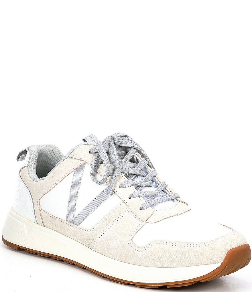 Vionic Rechelle Croc Embossed Lace-Up Sneakers
