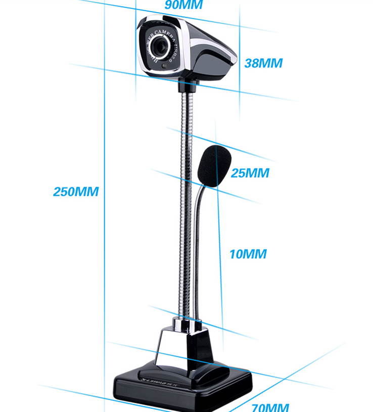 M800 free drive HD camera video desktop notebook with microphone