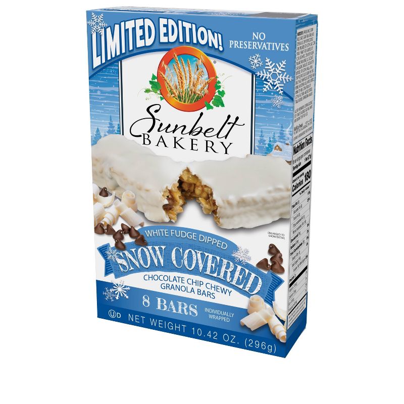 Sunbelt Bakery Snow Covered Chocolate Chip Chewy Granola Bar - 8ct/10.42oz