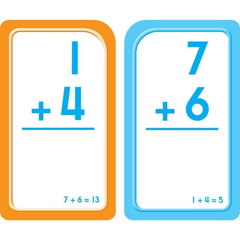 Get Ready Flash Cards 2-pack - Addition 0-12 & Subtraction 0-12, Grades 1-2 (School Zone Publishing)
