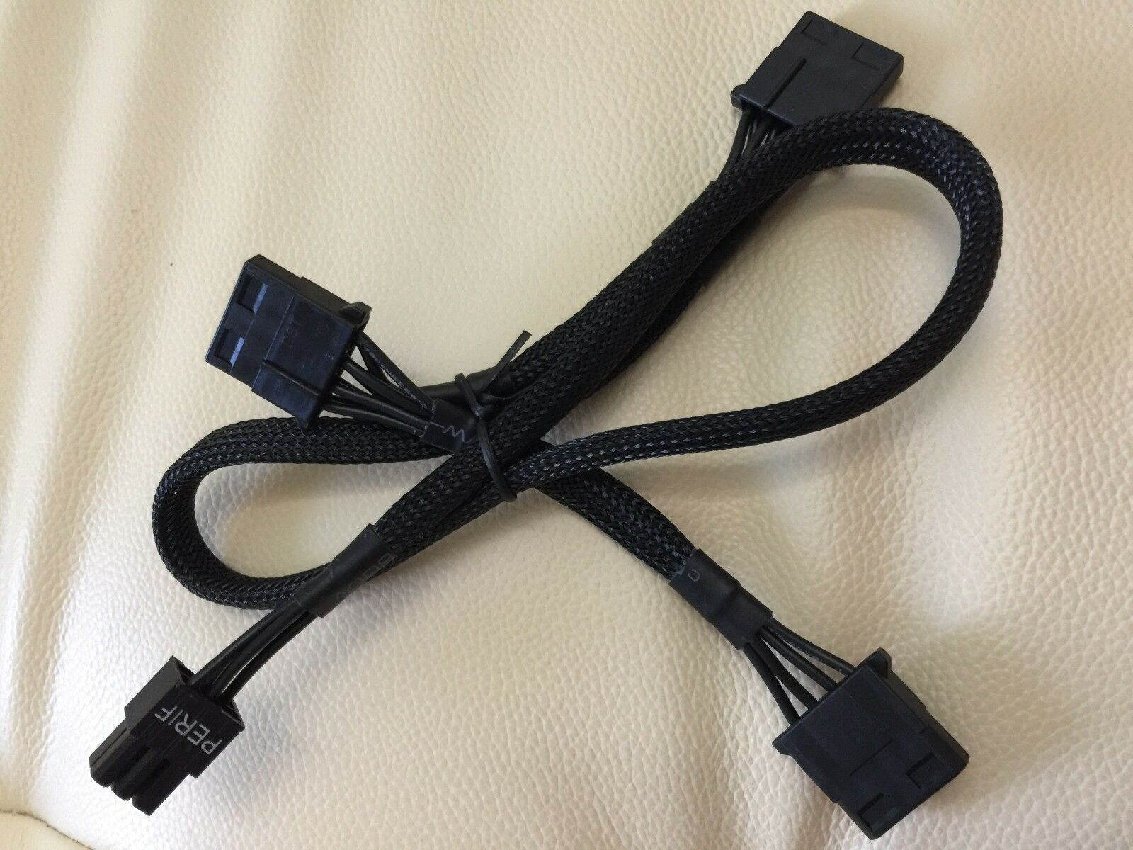 eVGA 6 pin PERIF to 3X IDE DRIVER POWER cable FOR EVGA SuperNOVA 750 G2 ORIGINAL