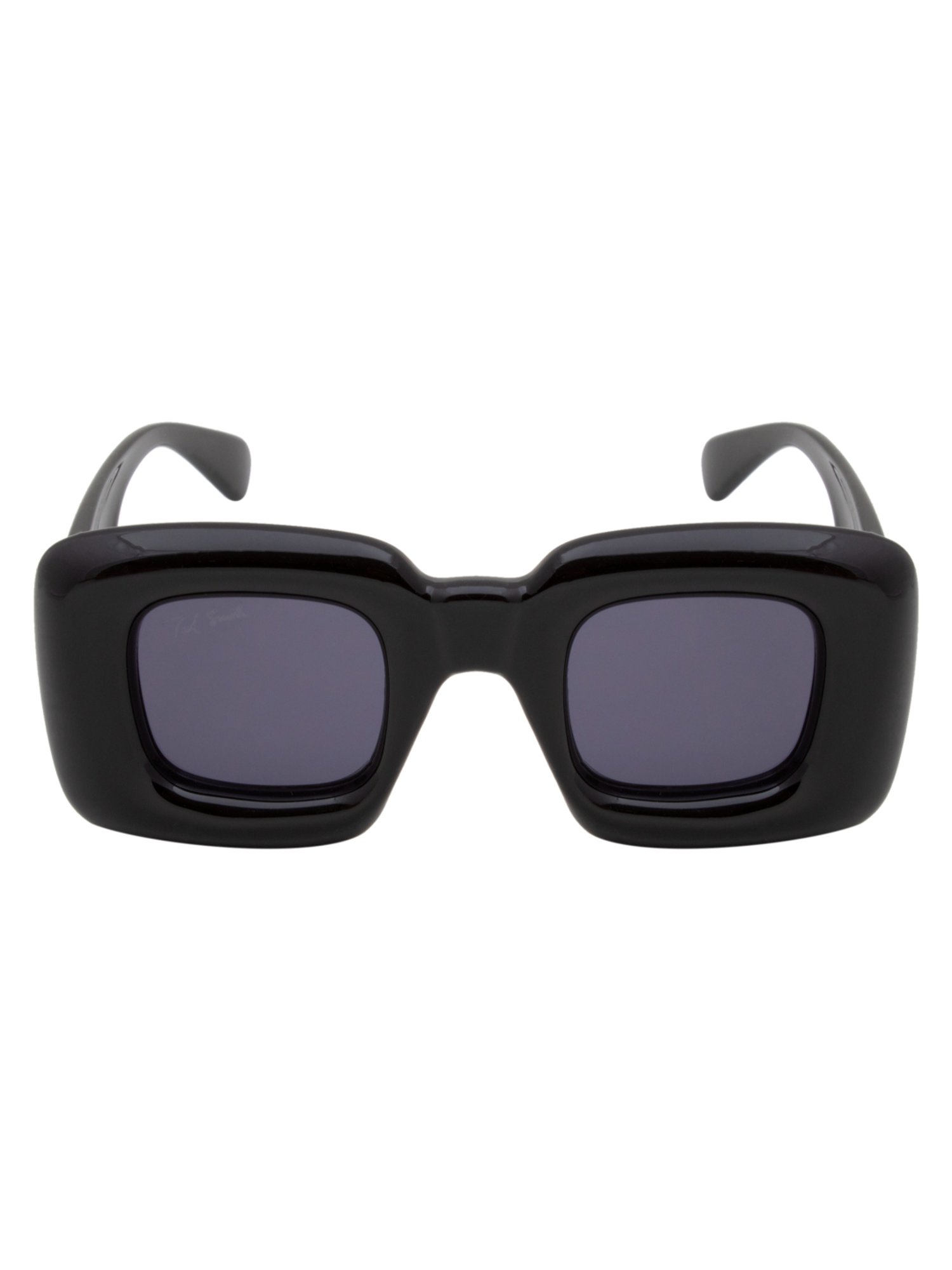 Ted Smith Grey Square UV Protection Unisex Sunglasses