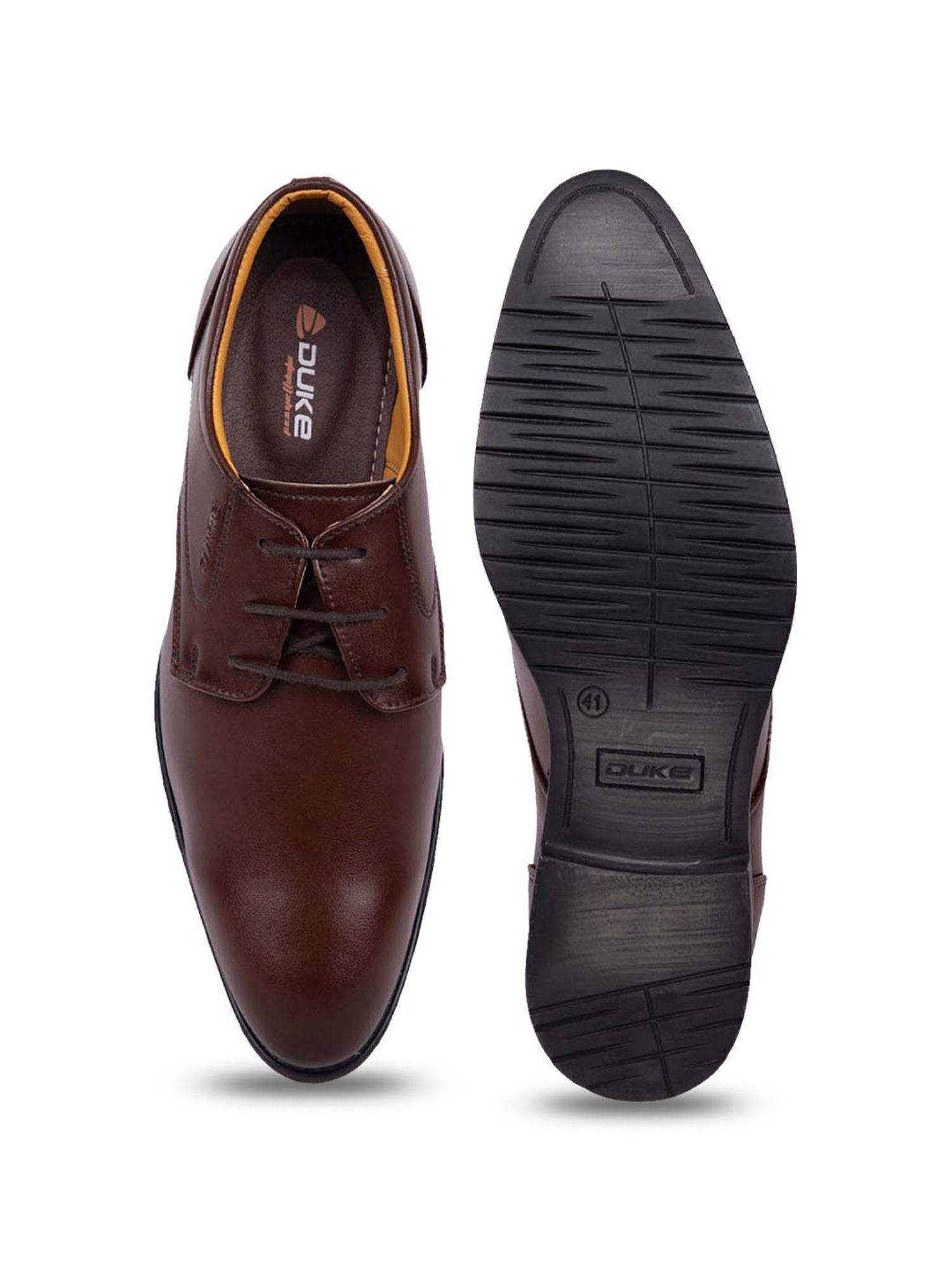 Duke Men's Brown Derby Shoes