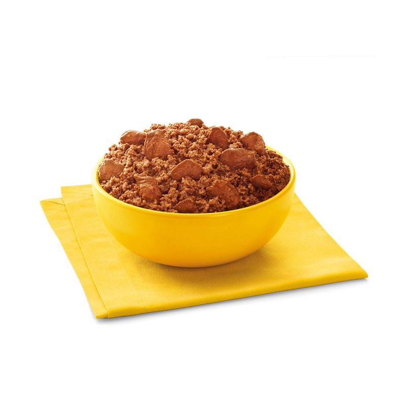 Pedigree Chopped Ground Dinner Wet Dog Food Beef, Bacon & Cheese Flavor - 22oz