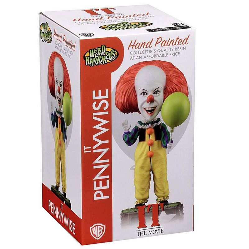 Neca IT 1990 Pennywise 8-Inch Resin Head Knocker Bobblehead