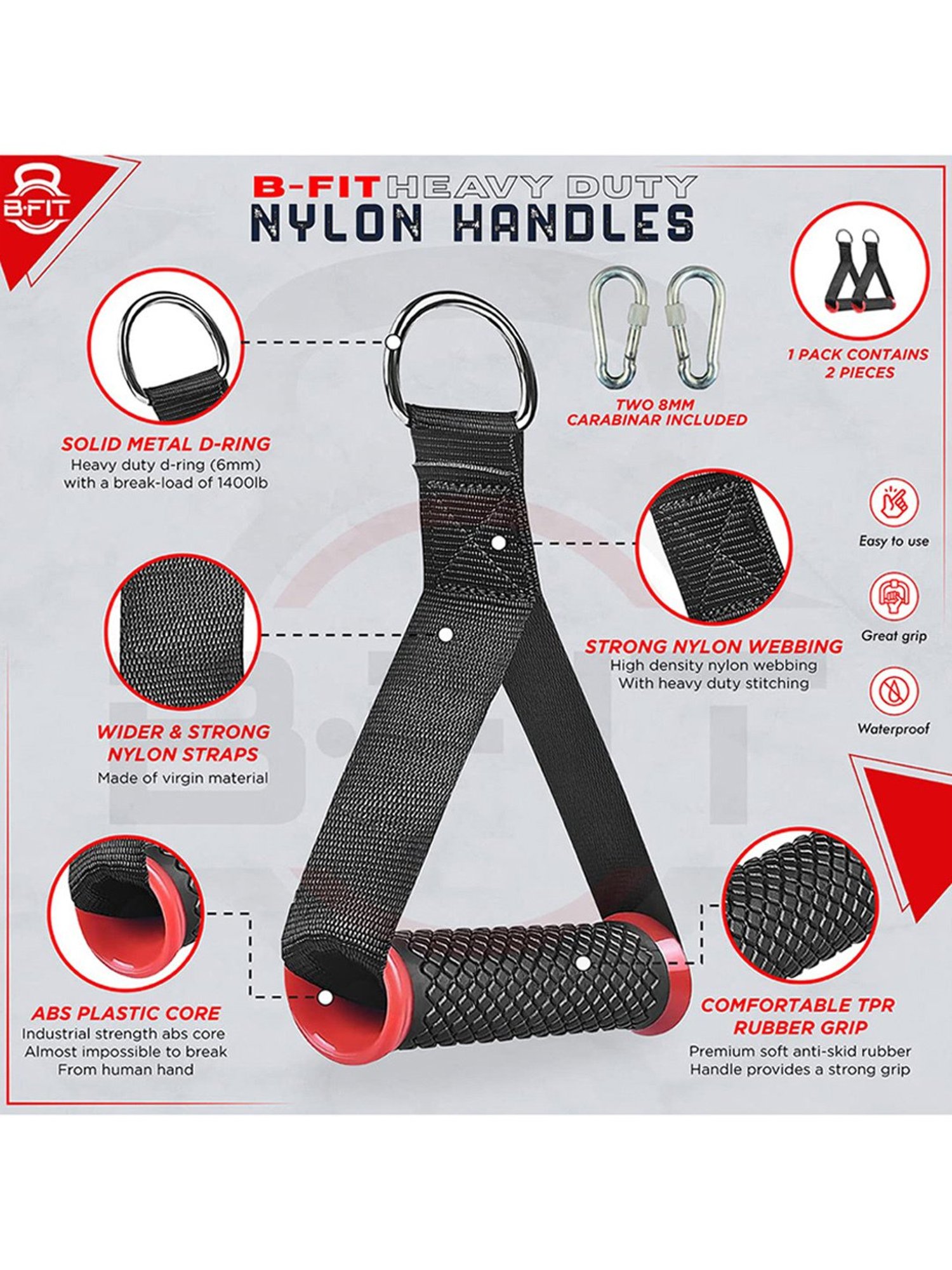 NODENS Blue Anti-Burst Gym Ball (95 cm)