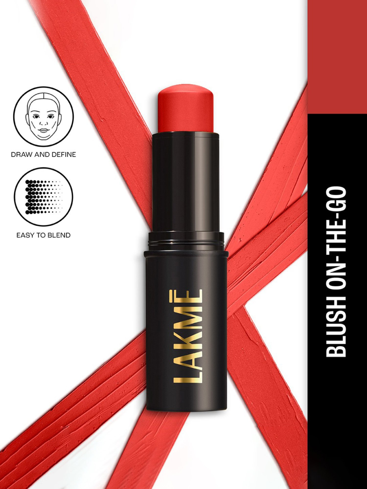 Lakme Facelift Multislayer Blush Stick Cherry Bomb - 13 gm