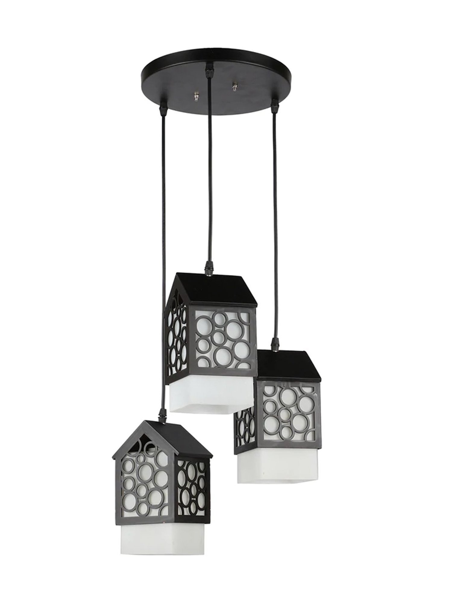 DecorativeRay Black Hanging Light - Set of 1