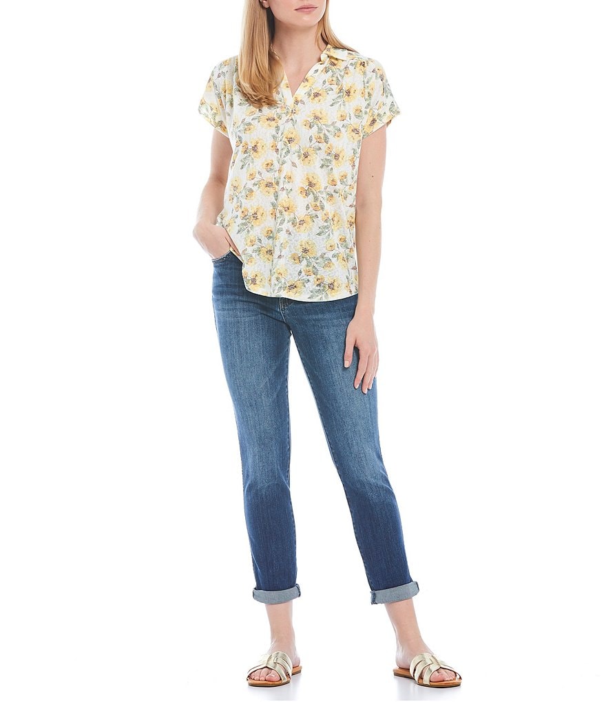 KUT from the Kloth Catherine High-Rise Fab Ab Fit Technique Boyfriend Jeans