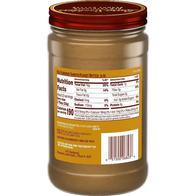 Laura Scudder Natural Creamy Peanut Butter - 26oz