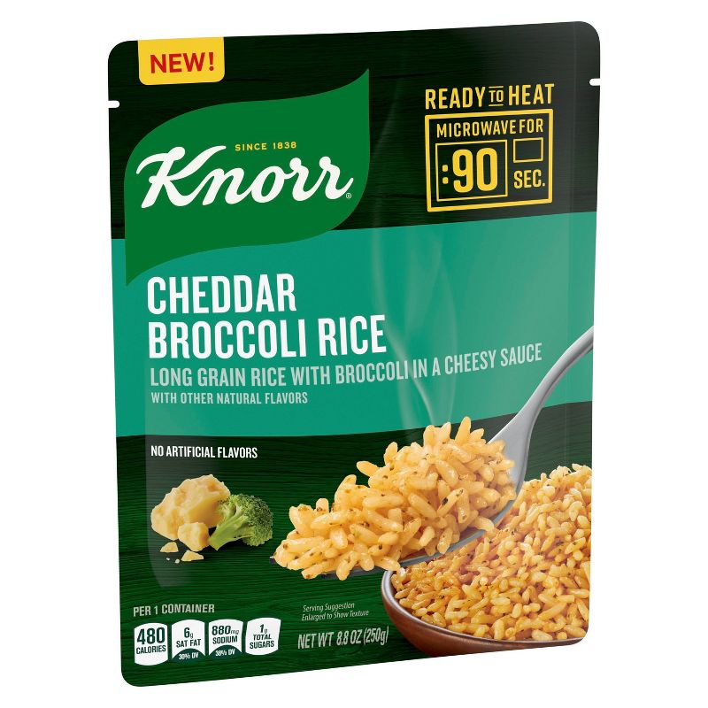 Knorr Ready to Heat Cheddar Broccoli Rice - 8.8oz