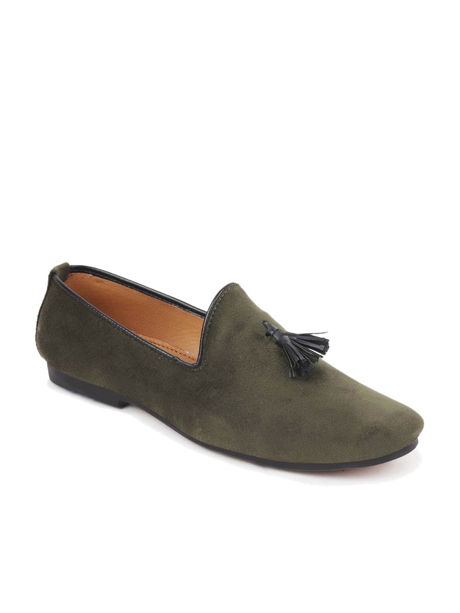 Fausto Men's Olive Casual Mocassins