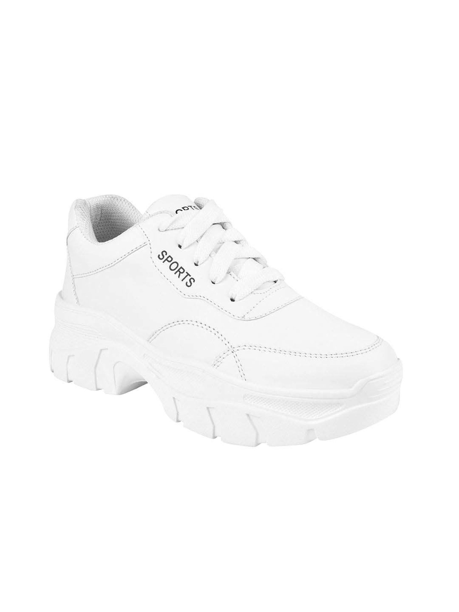 Shoetopia Kids White Walking Shoes