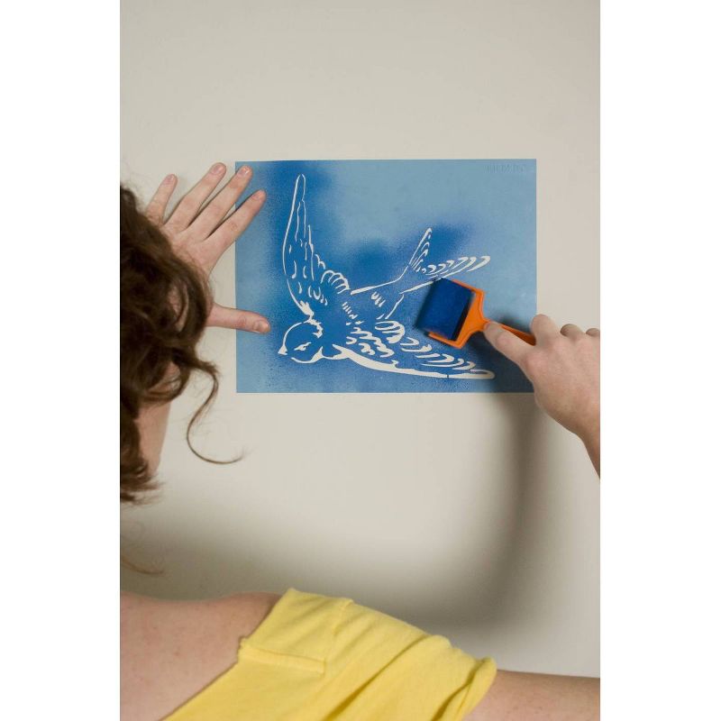 Stencil1 Swallow - Stencil 8.5" x 11"