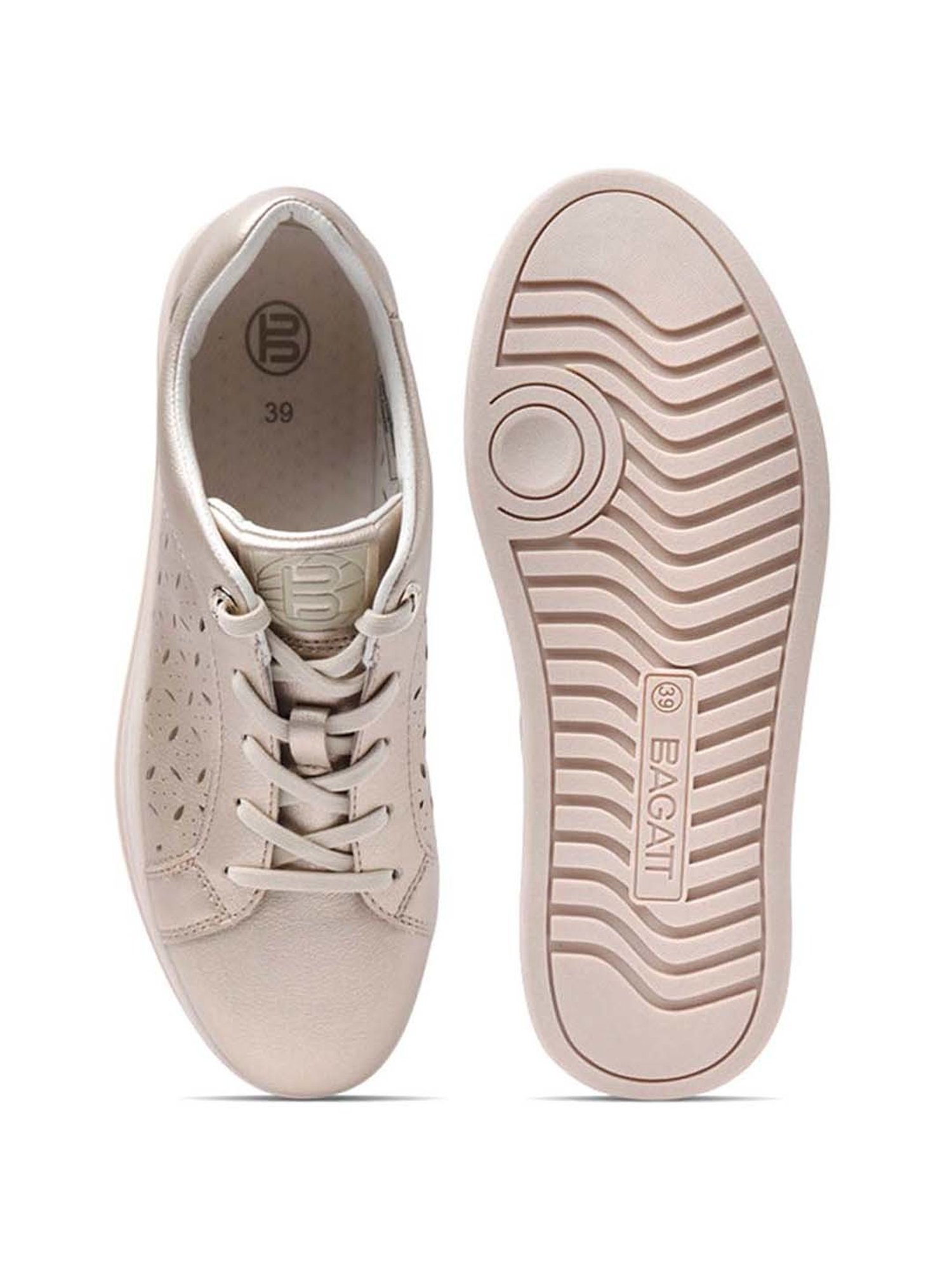 BAGATT Women's Piper Evo Gold Casual Sneakers