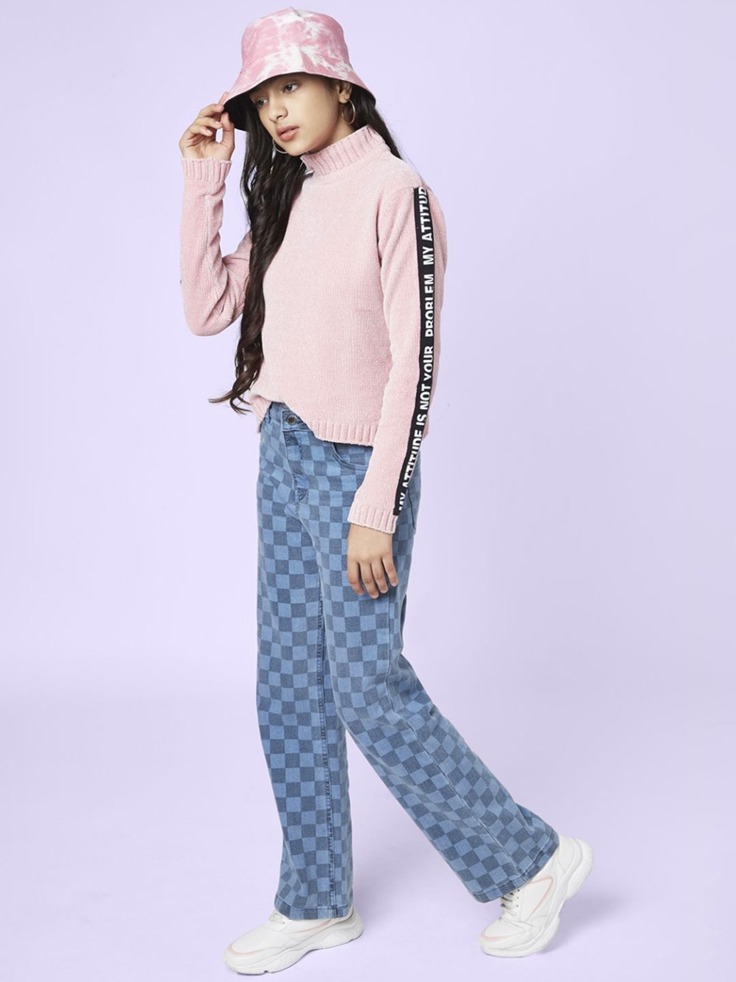 Coolsters by Pantaloons Kids Pink Printed Full Sleeves Sweater