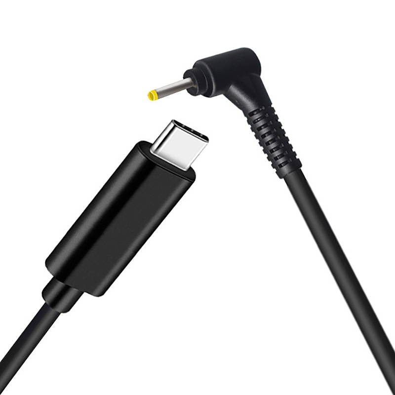 JORINDO Type-C Male Charging Cable for DC 2.5 x 0.7mm Laptop Plug PD Fast Charging Cable Type-C to 2507 Power Cord