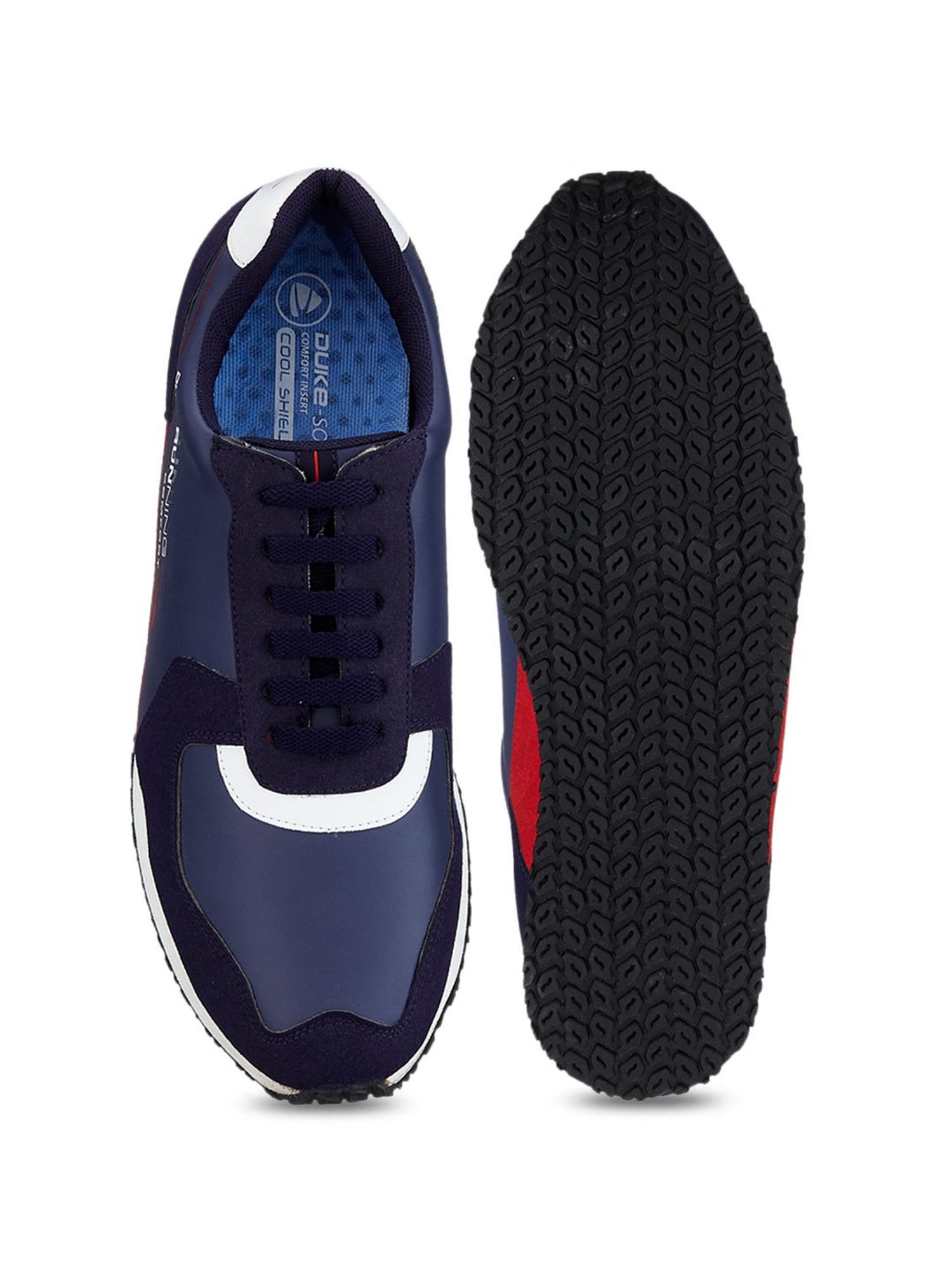 Duke Men's Navy Casual Sneakers