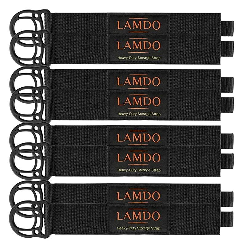 Extension Cord Organizer8 PackHeavyDuty Hoop and Loop Storage Straps for HosesCablesRopesCords Hanger and More for GarageHomeShopRVBoat and Camping Organization