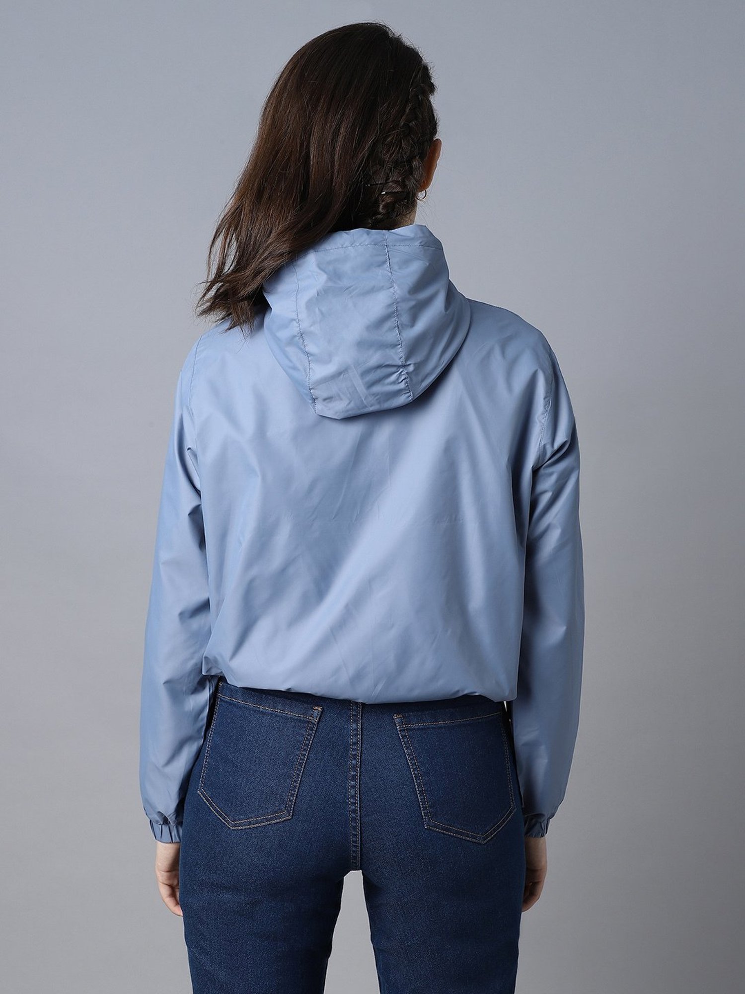 High Star Grey Polyester Regular Fit Sports Jacket