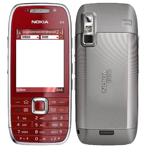 Nokia E75 50MB (No CDMA, GSM only) Factory Unlocked 3G Smartphone - Red