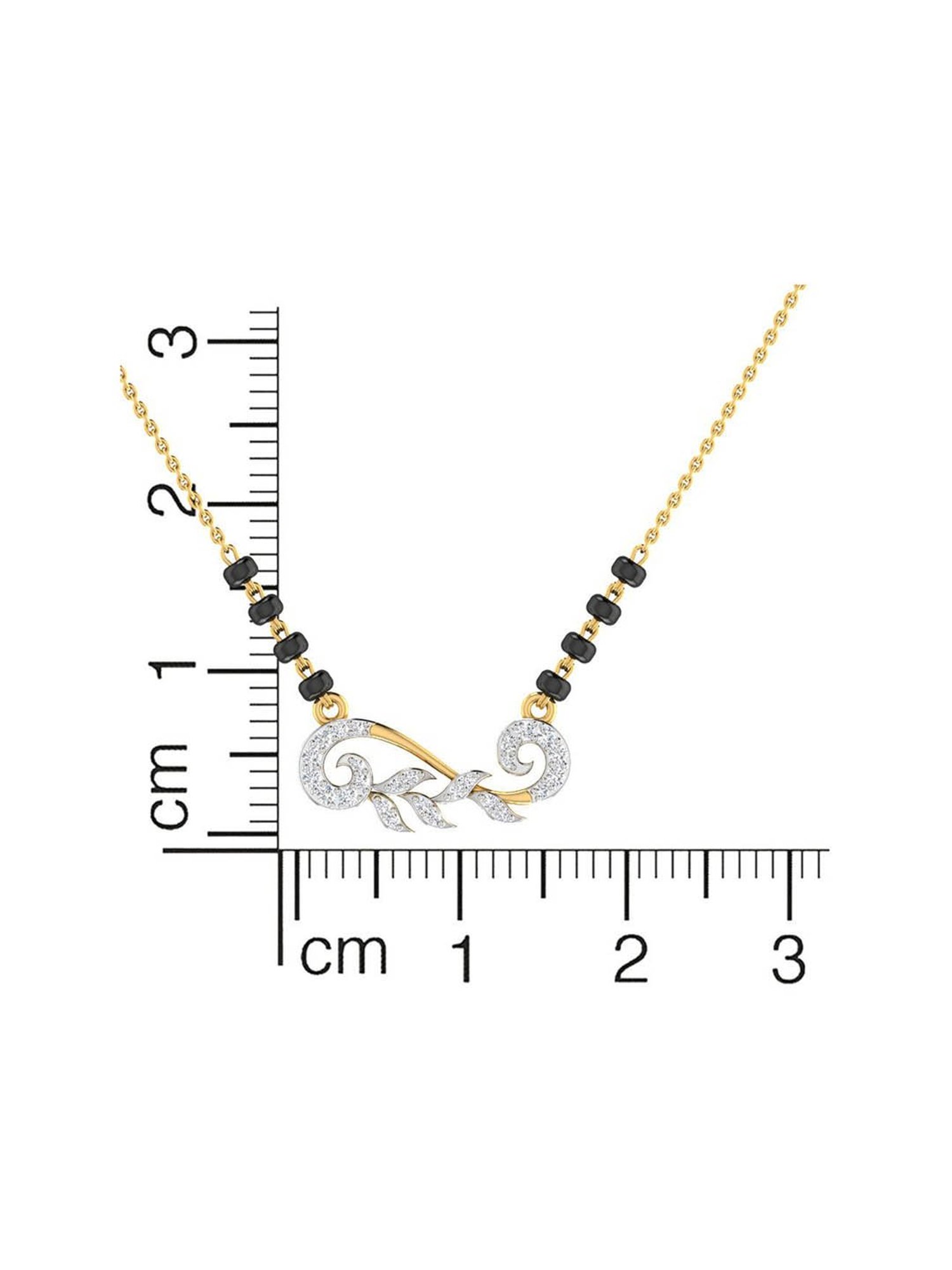 Waman Hari Pethe Jewellers 18k Gold & Diamond Mangalsutra for Women