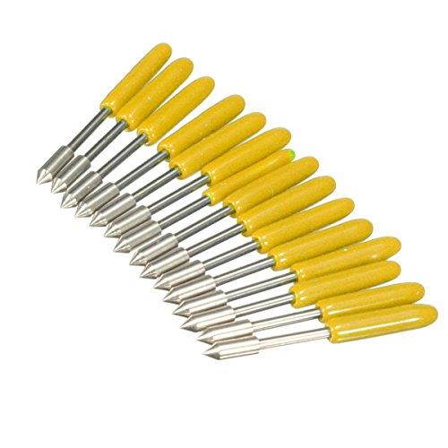 WCHAOEN Graphtec CB09 Blade Holder with 15pcs Vinyl Cutter Plotter Cutting Blades 30 Degree Accessories Tool