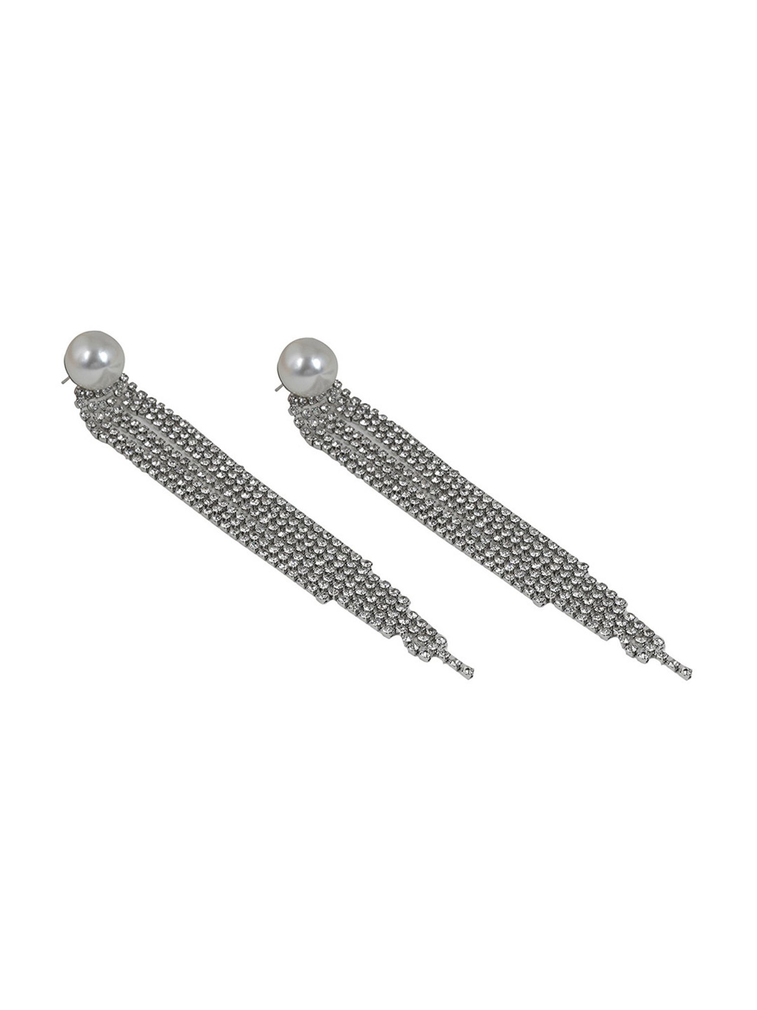 Joker & Witch Wilda Waterfall Silver Dangler Earrings