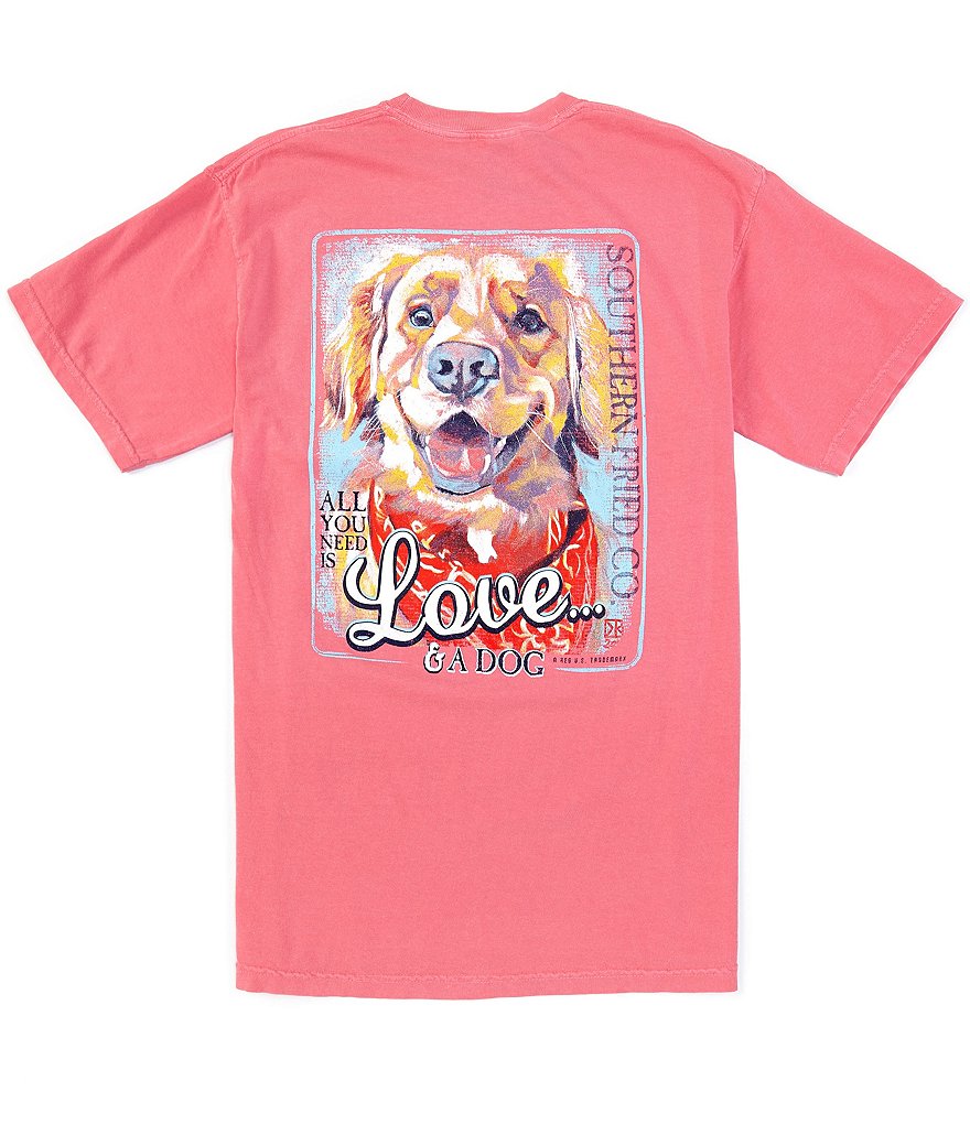 Southern Fried Cotton Men's All You Need Short-Sleeve Pocket Graphic Tee