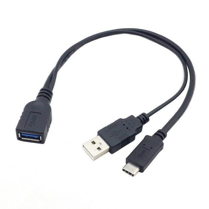 Micro Connectors 8-Inch USB 3.1 Type C to USB 3.0 Type A Female Adapter (E07-174-OTG)