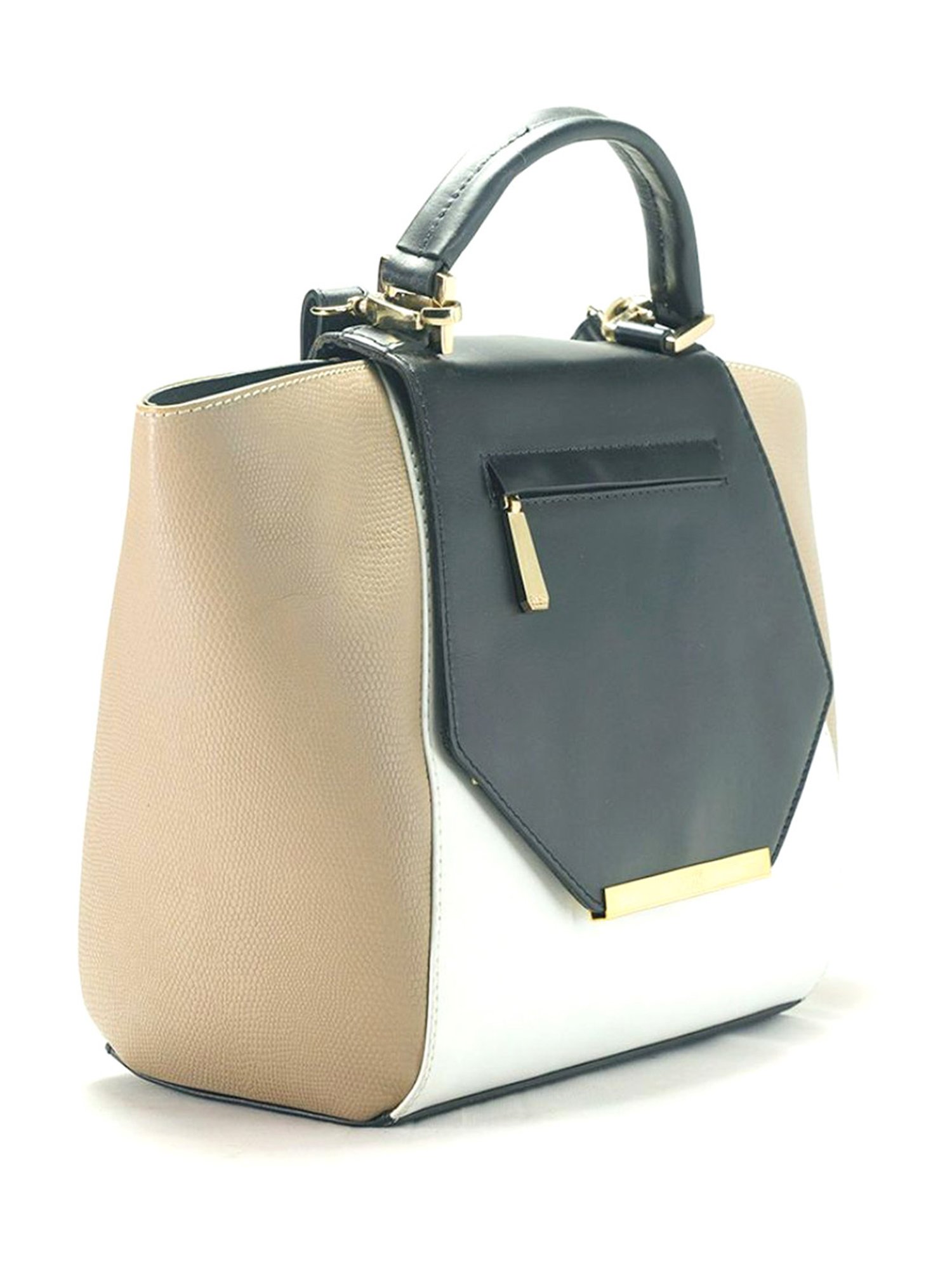 RI2K London Multicolor Leather Medium Satchel Handbag