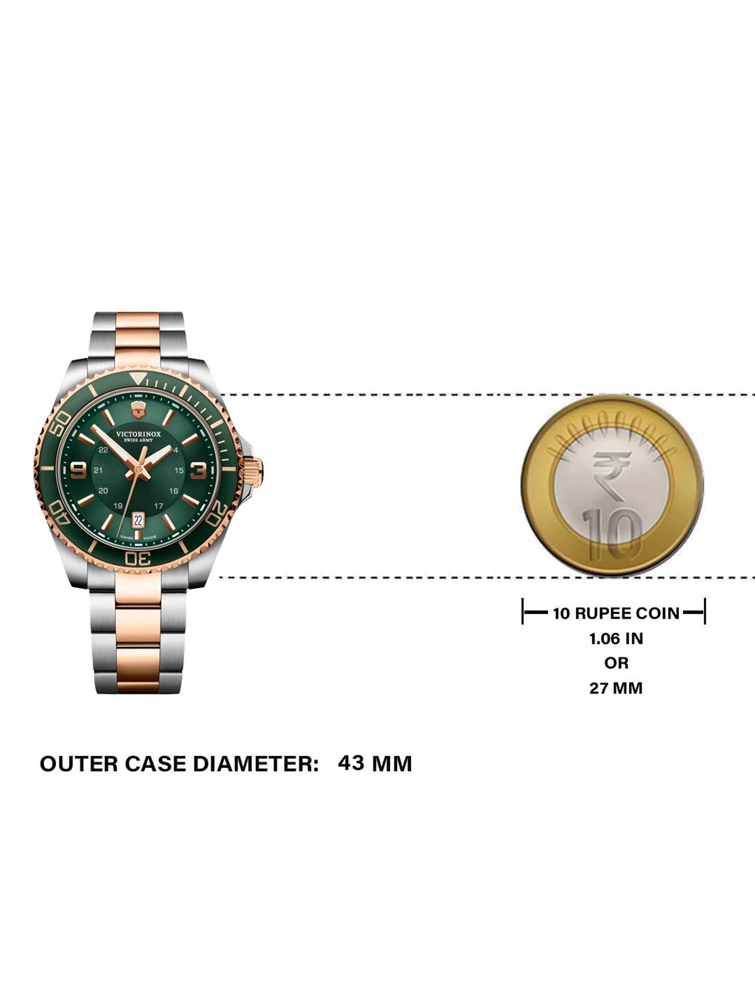 VICTORINOX V242008 Maverick Analog Watch for Men