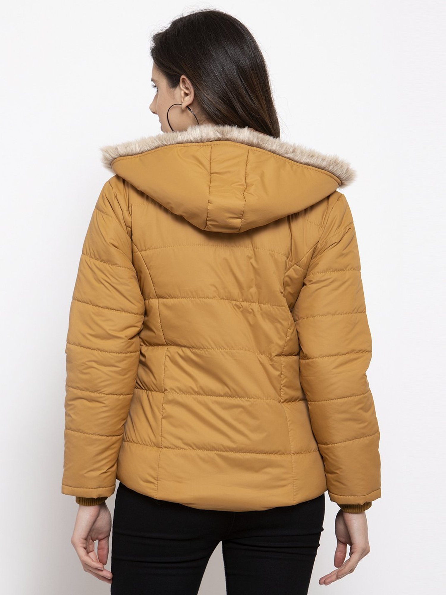 VOXATI Yellow Regular Fit Jacket