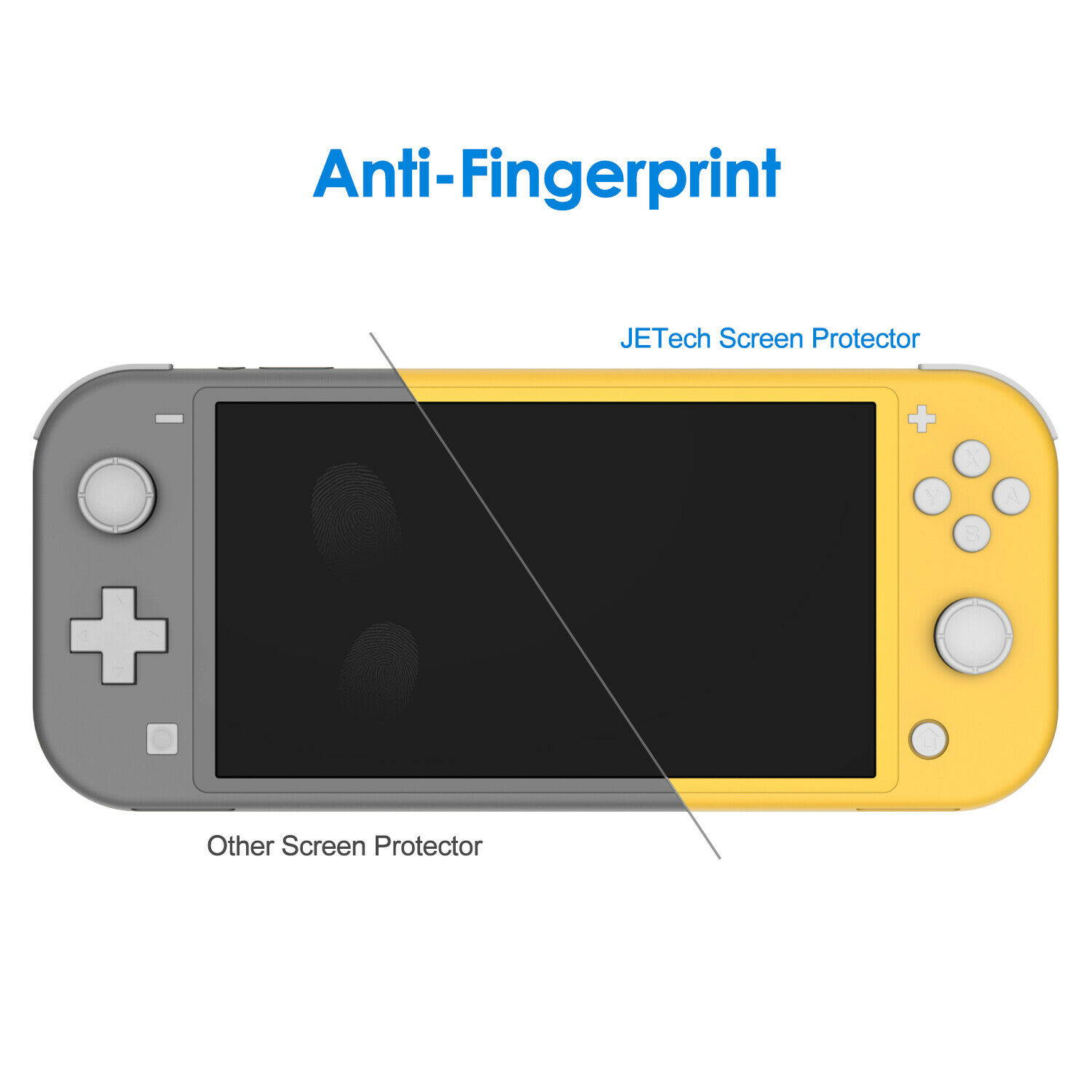 JETech Screen Protector for Nintendo Switch Lite 2019 Tempered Glass Film 3-Pack