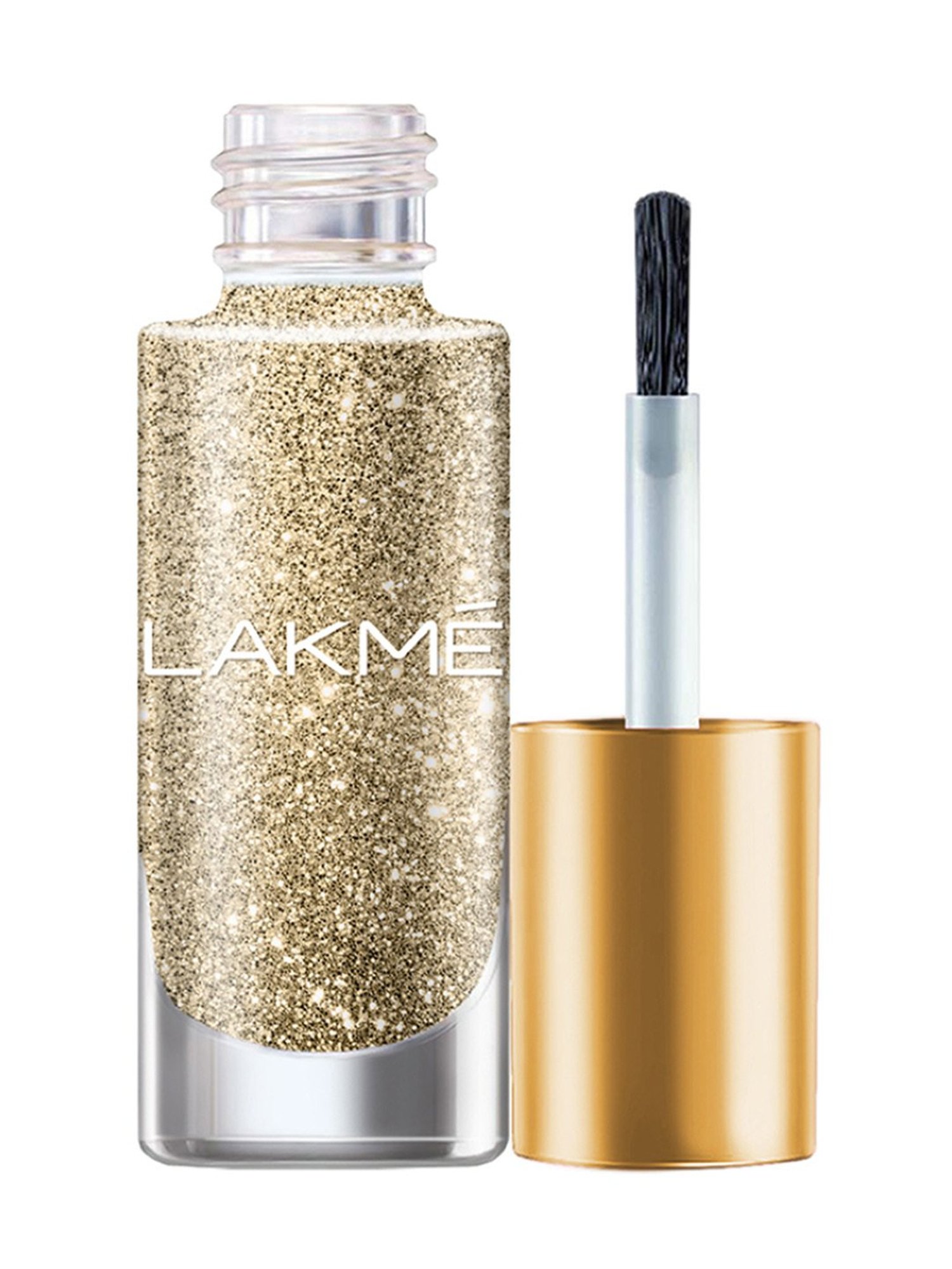 Lakme Glitterati Collection Shine Nail Color Glam Grey - 6 ml