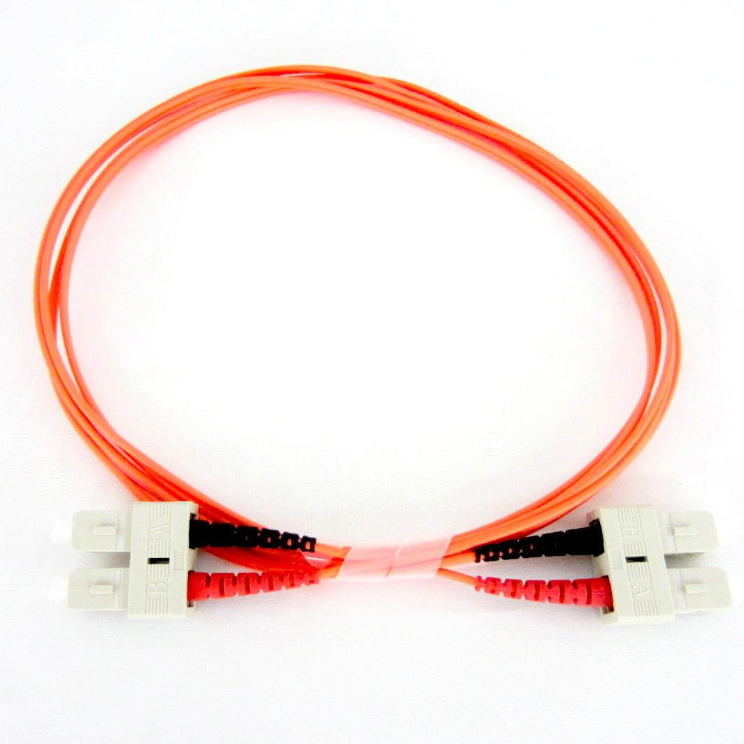 Fiber Optic Cable - Multimode Duplex 50/125 - OFNP Plenum - SC/SC - 2 Meter