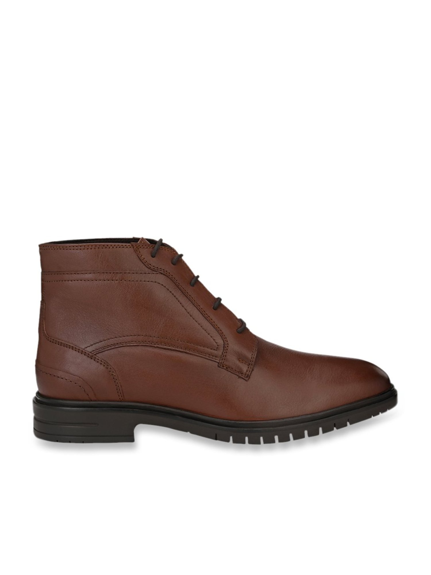 Delize Men's Brown Derby Boots