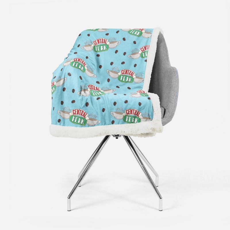 Friends Coffee Sherpa Blanket