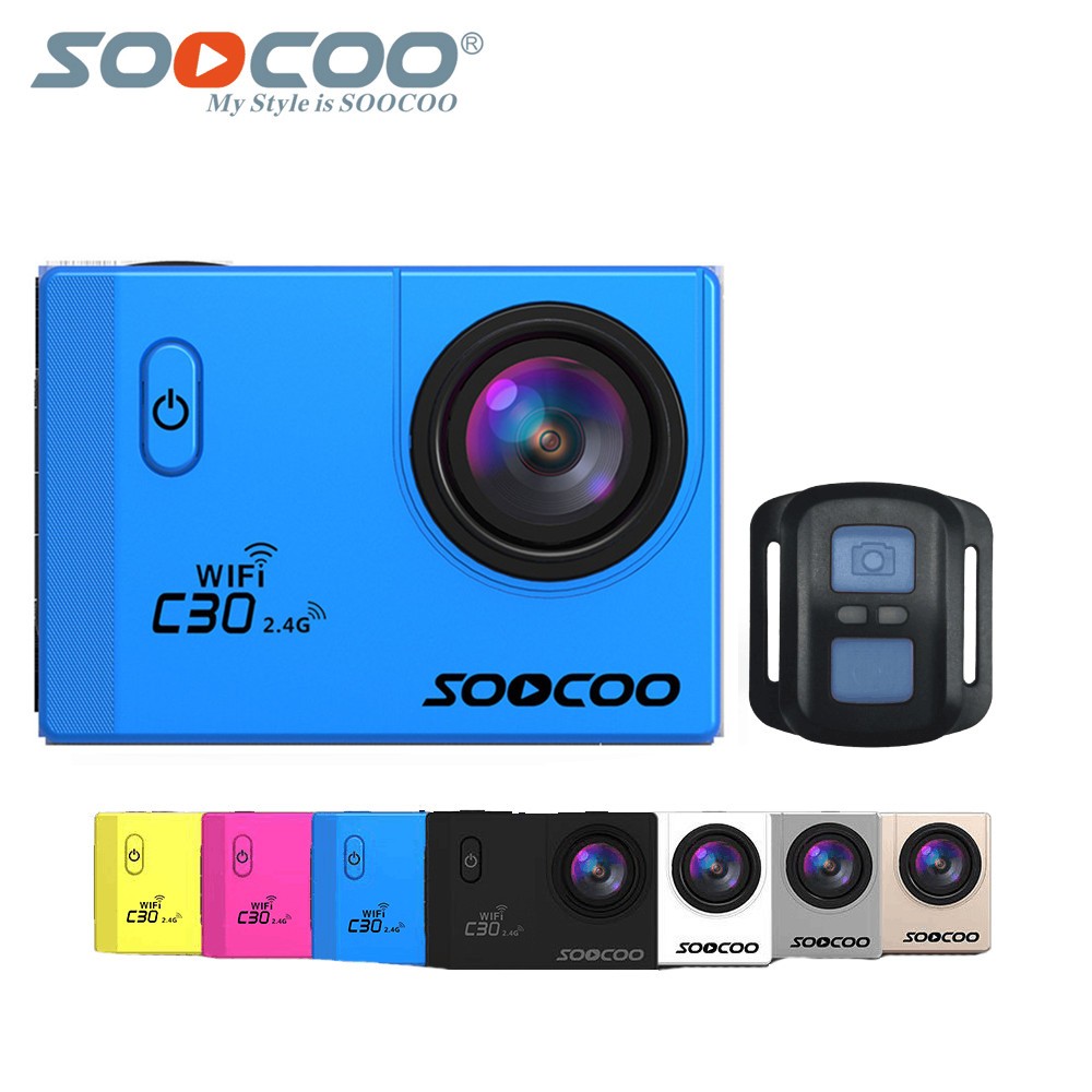 SOOCOO C30R Sports Action Camera 1080P 60fps 4K Wifi Ultra HD 16 NTK96660 Waterproof Action Cam