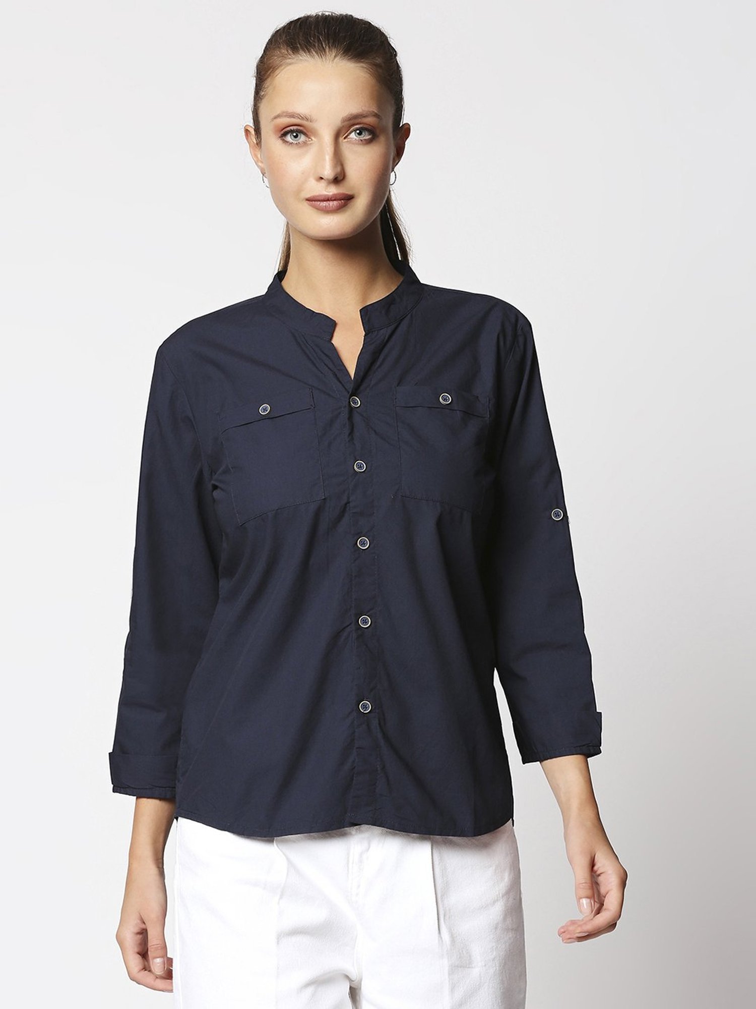 Remanika Blue Pure Cotton Shirt