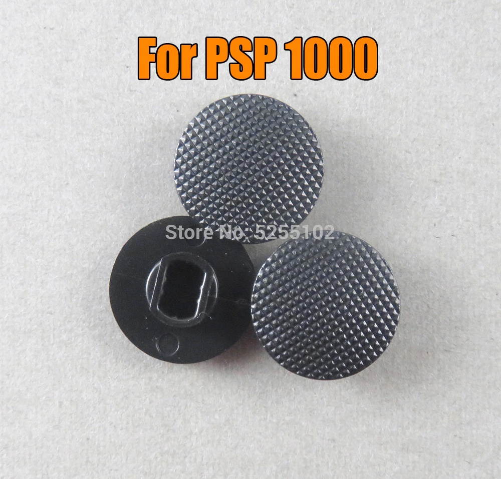 50pcs/lot Replacement Black 3D Analog Joystick Cap For PSP1000 For PSP 1000 Joysticks Caps Buttons
